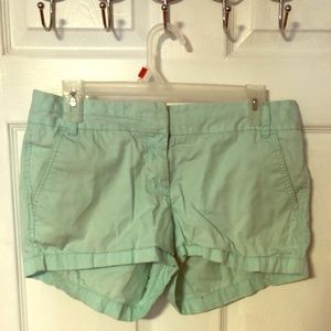 J. Crew Seafoam Green Chino Short